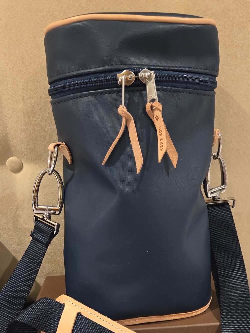 Jon Hart Navy Carrier with Tan Trim